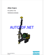 Atlas Copco PowerROC T35 Maintenance Manual