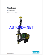 Atlas Copco PowerROC T45 Maintenance Manual