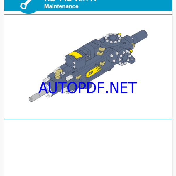 Atlas Copco RD 14S ver. A Maintenance Manual