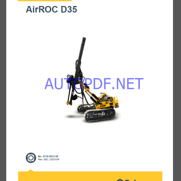 Epiroc AirROC D35 Spare Parts Catalog