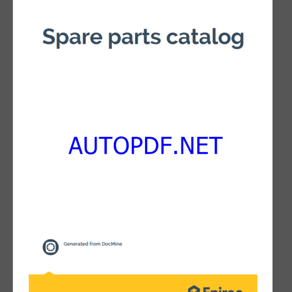 Epiroc AirROC D65 Spare parts catalog