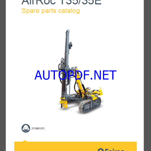 Epiroc AirRoc T35,35E Spare parts catalog