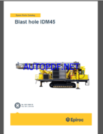 Epiroc Blast hole drills IDM45 Spare parts catalog