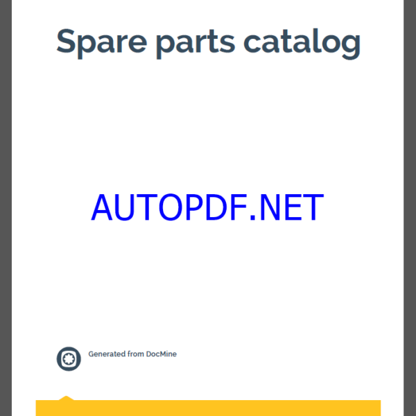 Epiroc Boltec E C Spare parts catalog