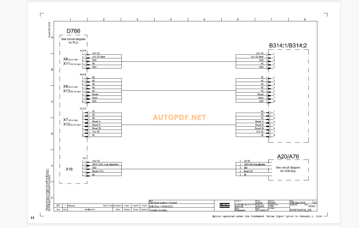 Epiroc Boltec/ M D Diagrams and Drawings Manual