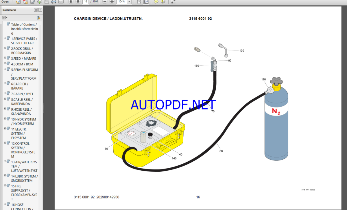 Epiroc Boomer M2 C Spare parts catalog