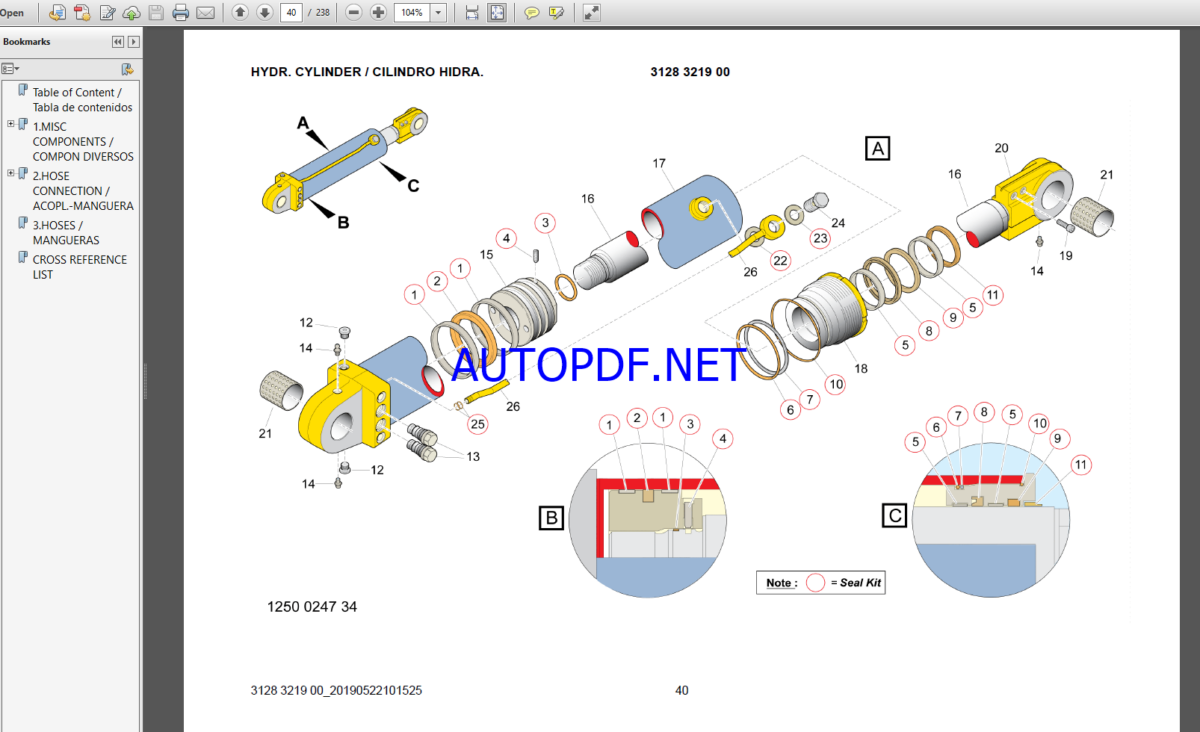 Epiroc Boomer S1 D Spare parts catalog