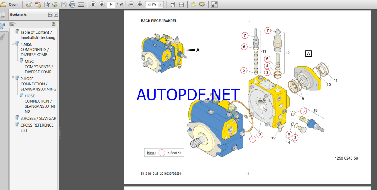 Epiroc Boomer S1 L Spare parts catalog