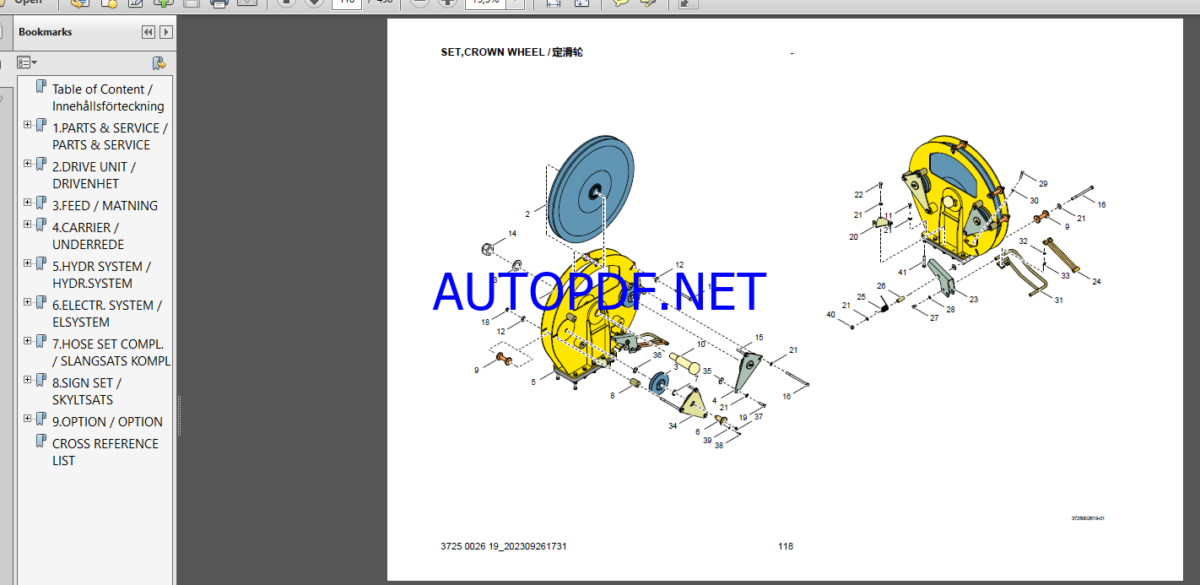 Epiroc Boyles C6 Spare parts catalog