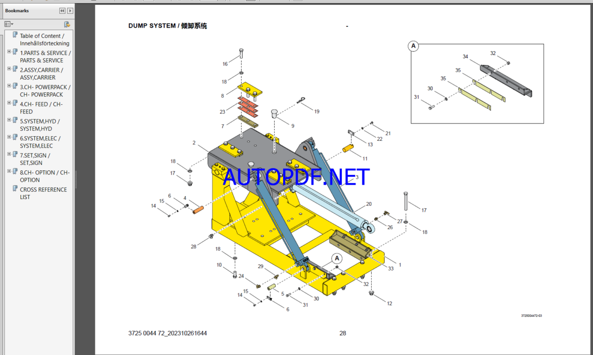 Epiroc Boyles C6C Spare parts catalog