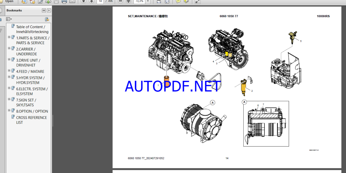 Epiroc Boyles C8C Spare parts catalog