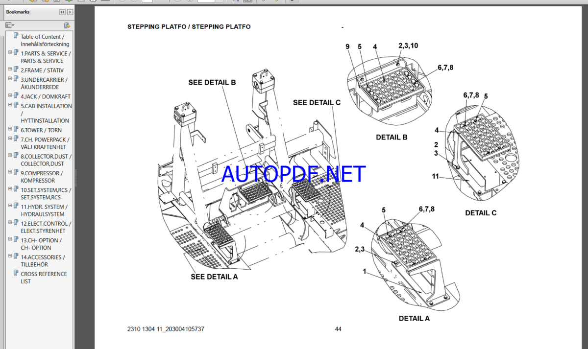 Epiroc Drill Master DM30 II Spare parts catalog