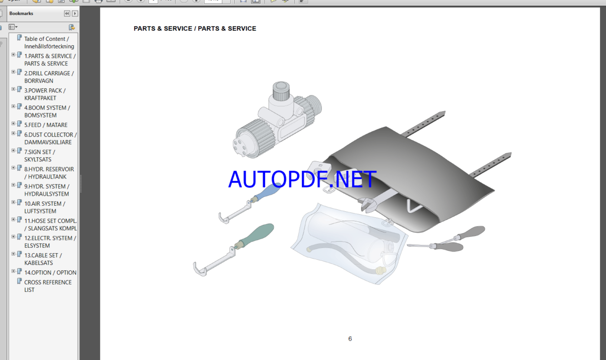 Epiroc FlexiROC T15 R -01 Spare parts catalog