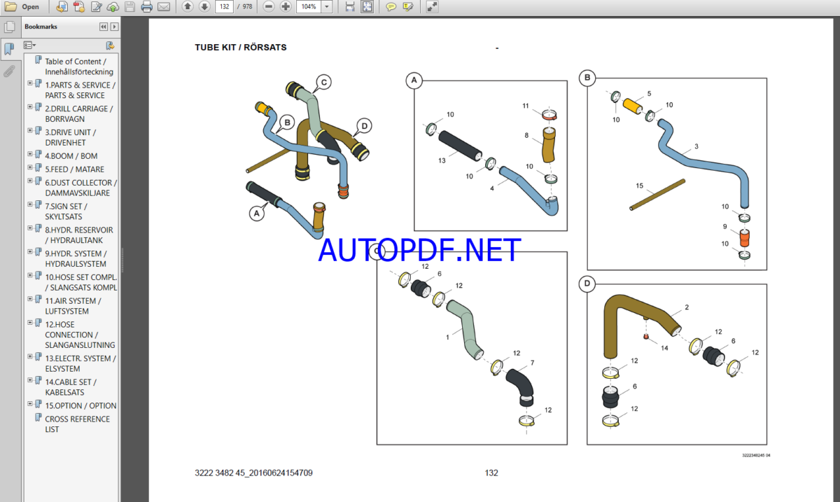 Epiroc FlexiROC T30 R-03 Spare parts catalog