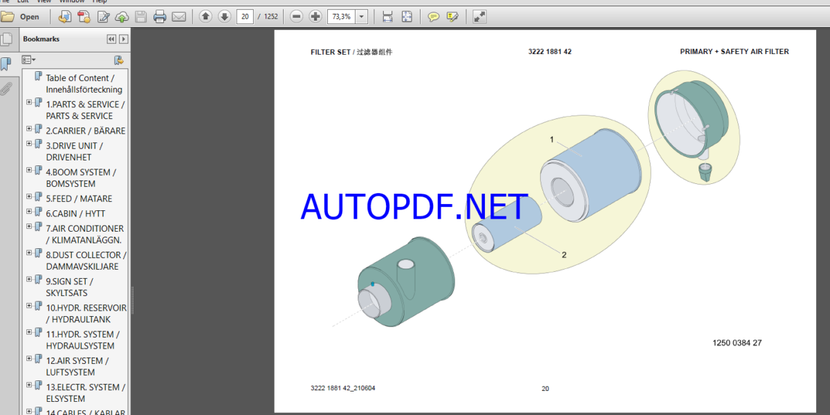 Epiroc FlexiROC T35 -11 NAN Spare parts catalog