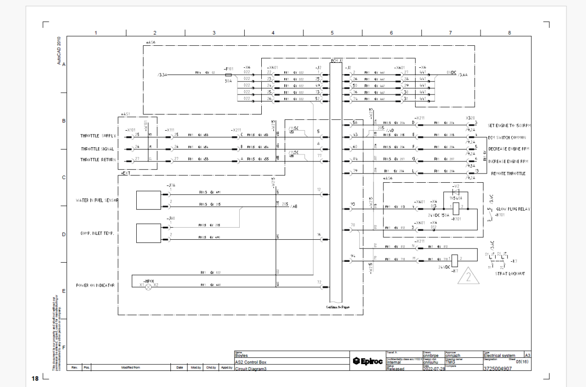 Epiroc Boomer C6C Diagrams and Drawings Manual