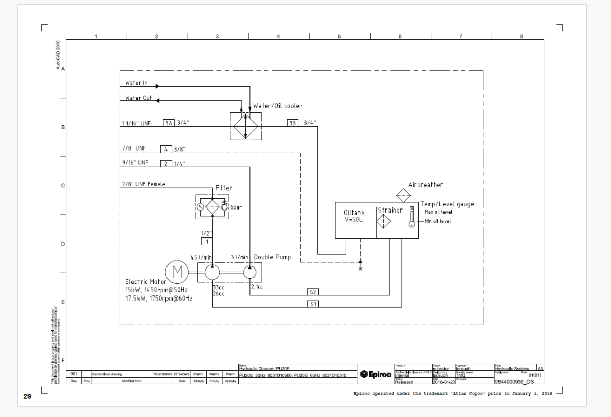 Epiroc Diamec/232 Diagrams and Drawings Manual