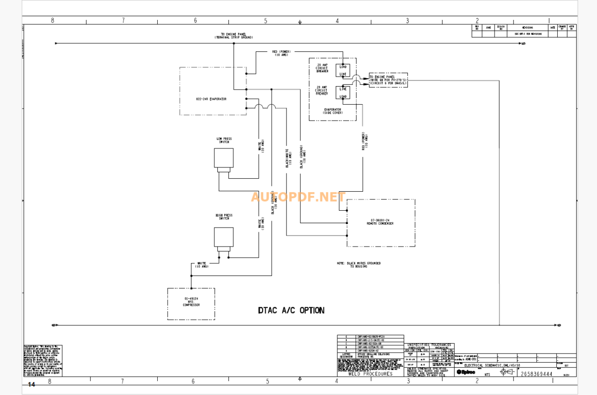 Epiroc Drill Master DM45-HP Diagrams and Drawings Manual