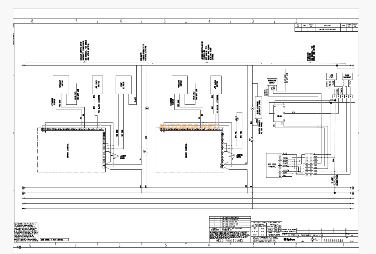 Epiroc Drill Master DM45-LP Diagrams and Drawings Manual