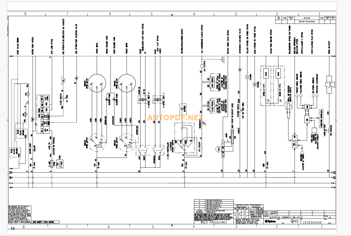 Epiroc Drill Master DML-HP Diagrams and Drawings Manual