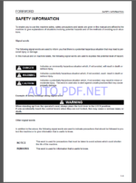 Komatsu PC290LC-8,PC290NLC-8 HYDRAULIC EXCAVATOR Operation and Maintenance Manual(UEAM006100)