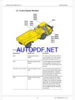 Epiroc Minetruck MT42 Battery RCS 4.28 Control System Manual