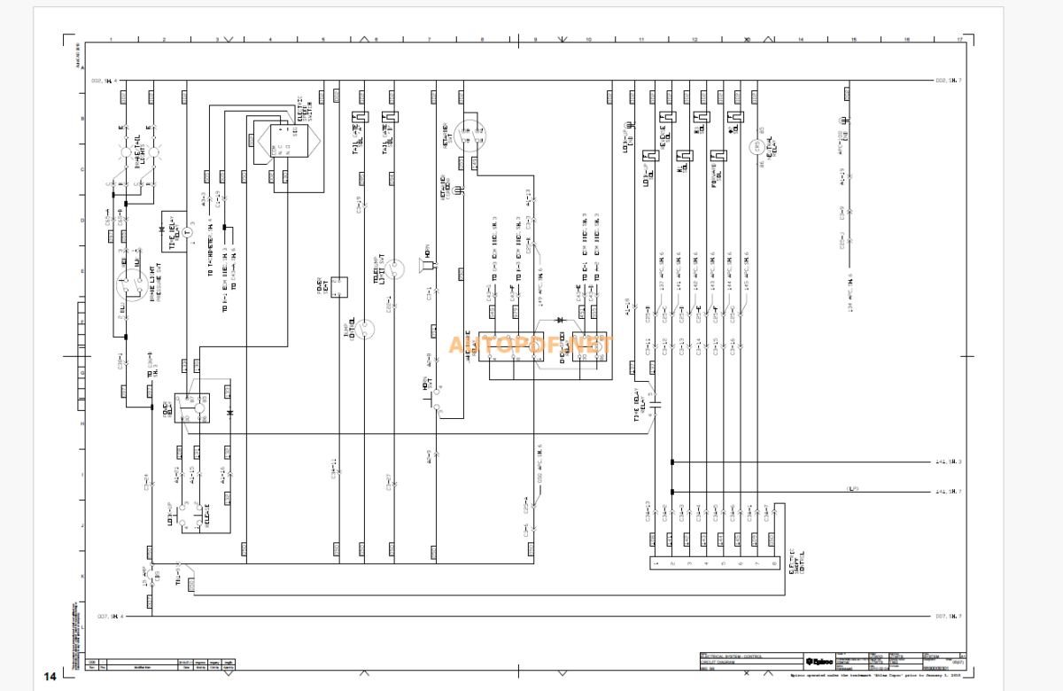 Epiroc Minetruck MT436LP Diagrams and Drawings Manual