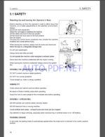 Komatsu PC138US-2 HYDRAULIC EXCAVATOR Operation and Maintenance Manual(UEAM007100)