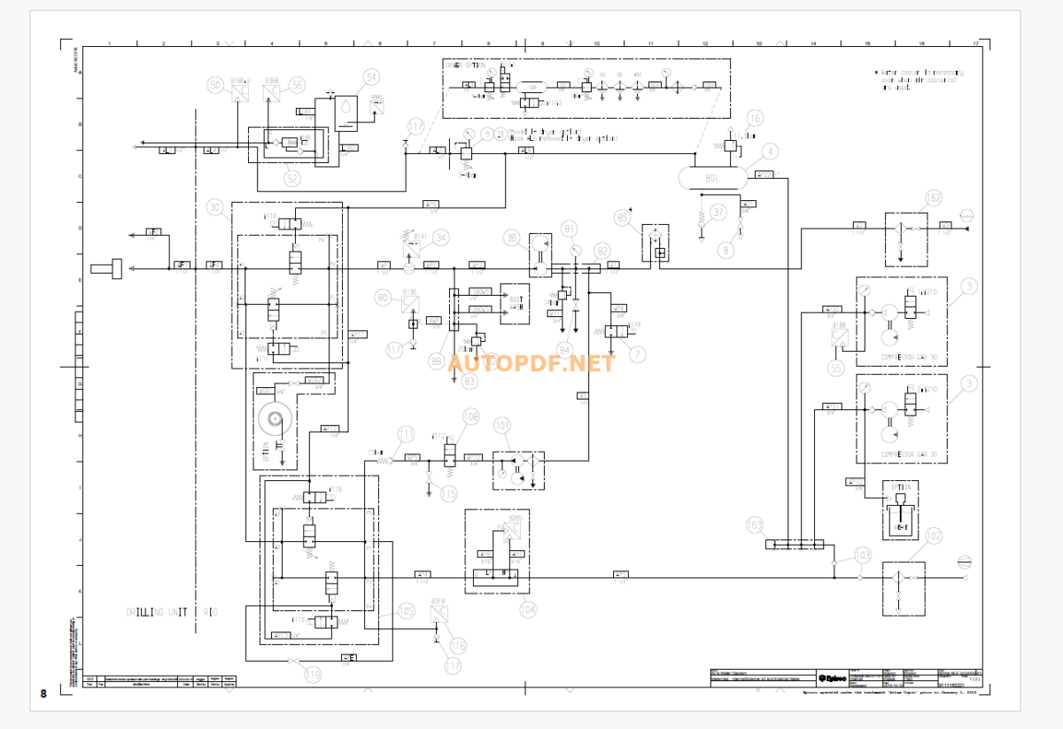 Epiroc Simba E7C Diagrams and Drawings Manual