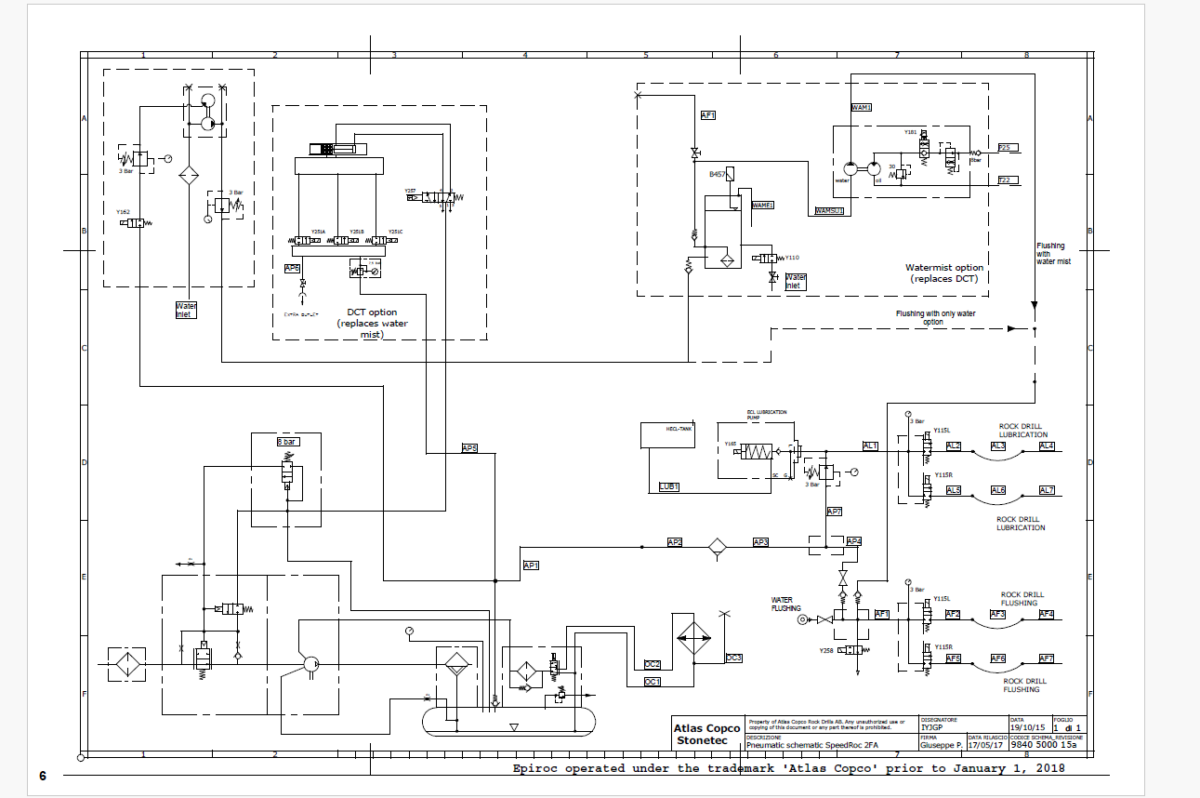 Epiroc SpeedROC 2FA Diagrams and Drawings Manual