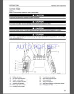 Komatsu PC800LC-8 HYDRAULIC EXCAVATOR Operation and Maintenance Manual(UEAM007900)