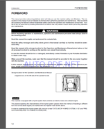 Komatsu HB205-1,HB215LC-1 HYDRAULIC EXCAVATOR Operation and Maintenance Manual(UENAM00891)