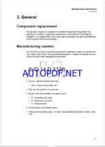 Atlas Copco Hydraulic Rock Drill COP 1840EX + Version F Maintenance Manual