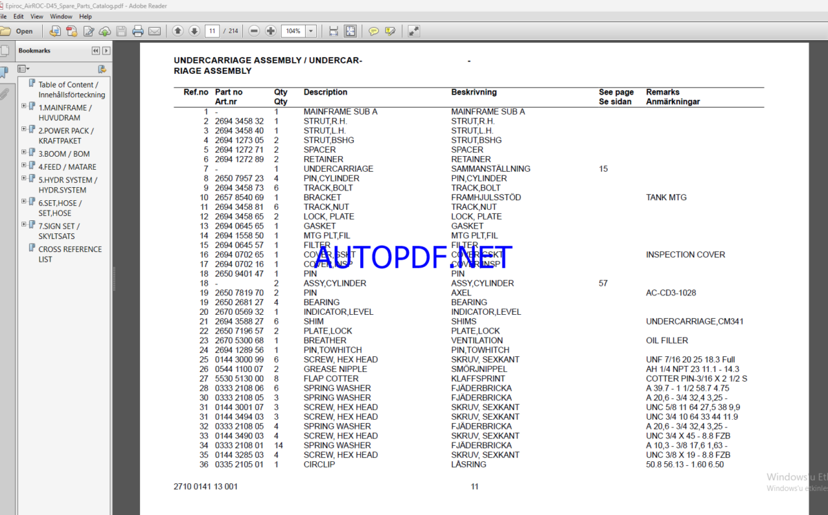 Epiroc_AirROC-D45_Spare_Parts_Catalog