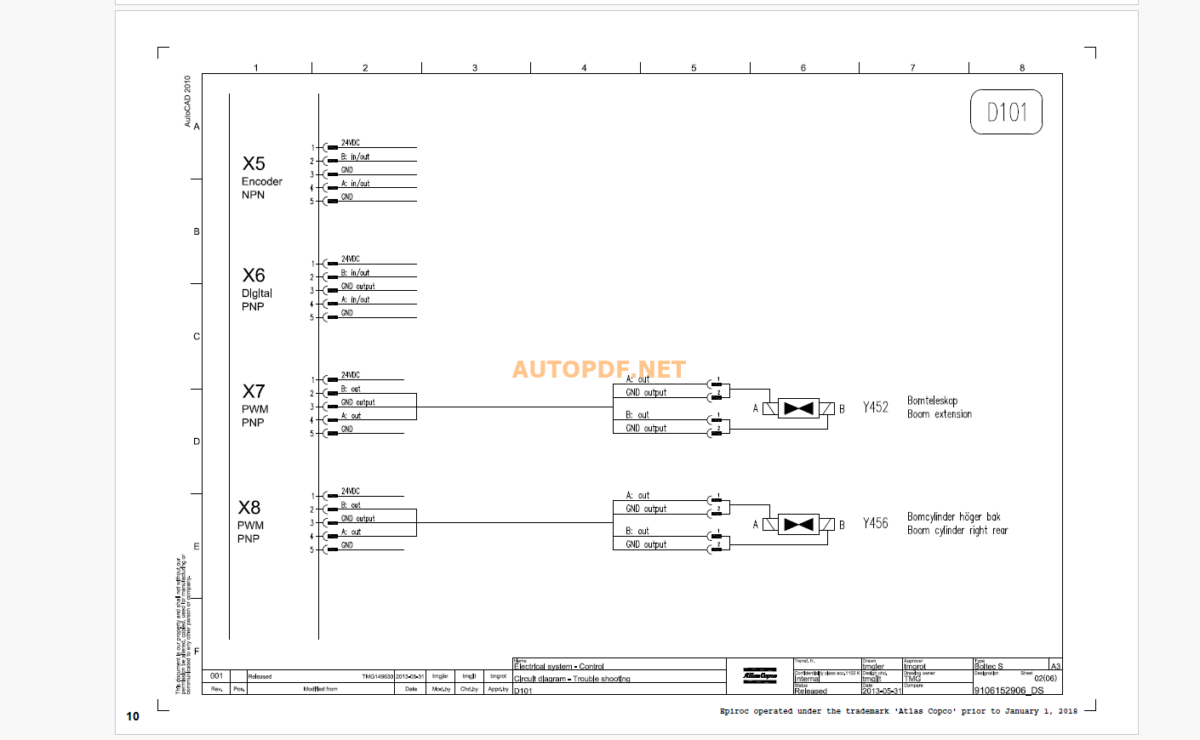 Epiroc Boltec/S Diagrams and Drawings Manual