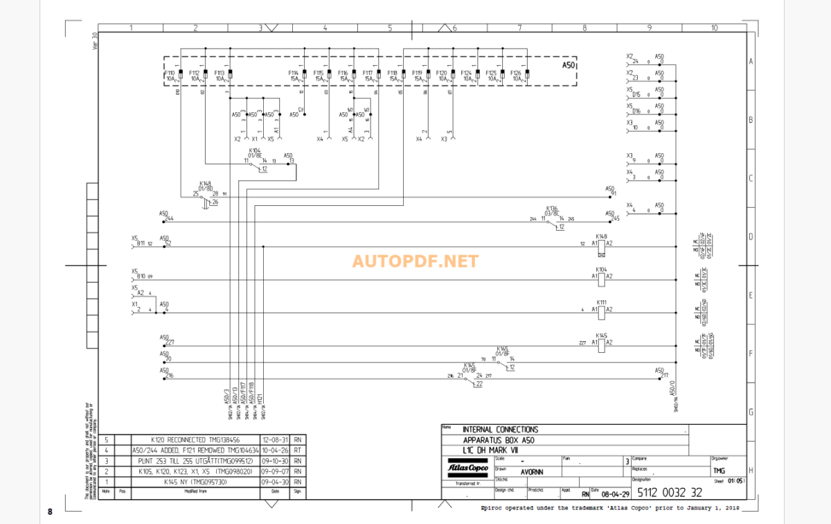 Epiroc Boltec LC DHDiagrams and Drawings Manual