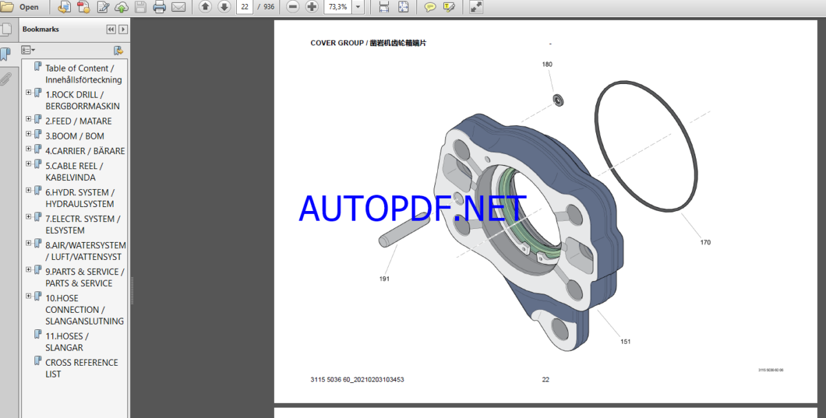 Epiroc Boomer K41 Spare parts catalog