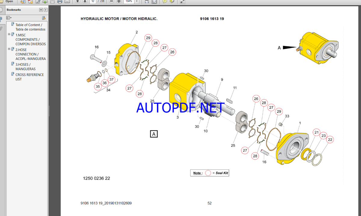 Epiroc Boomer S1 D Spare parts catalog