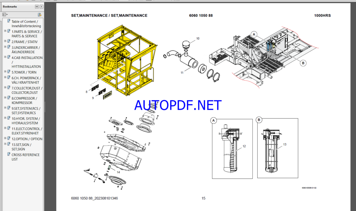 Epiroc Drill Master DM30 II XC HP SP Spare parts catalog