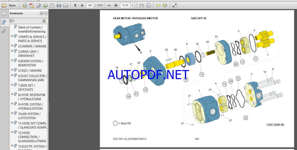 Epiroc FlexiROC T35 R -01 Spare parts catalog