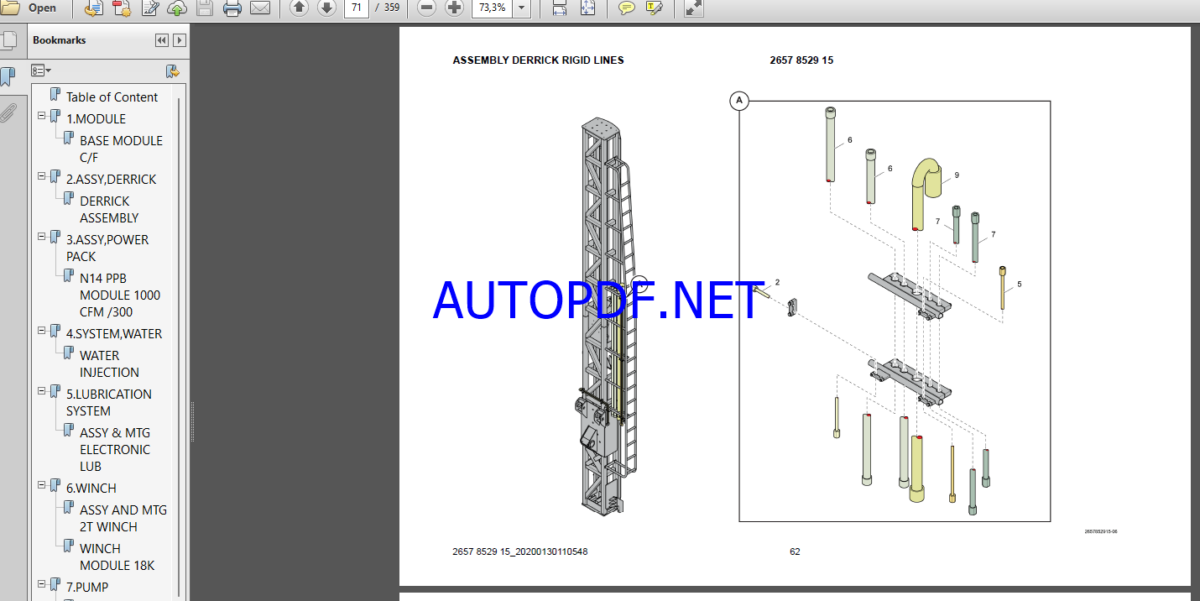 Epiroc Light Water Well TH10 Spare parts catalog