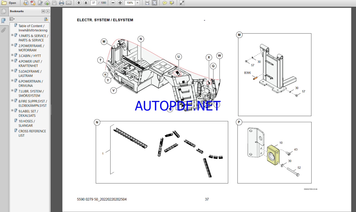 Epiroc Minetruck MT42 Spare parts catalog