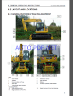 Komatsu PC138US-2 HYDRAULIC EXCAVATOR Operation and Maintenance Manual(UEAM004101)