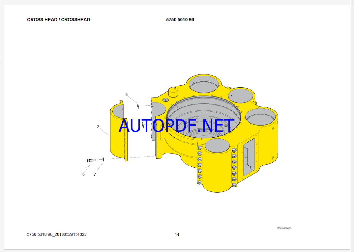 Epiroc Robbins 73RH Spare parts catalog