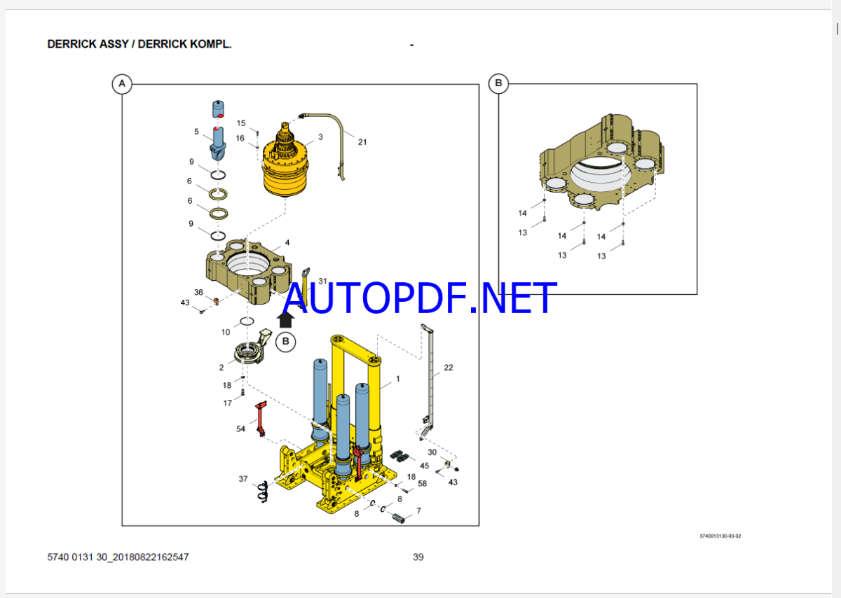 Epiroc Robbins 123RH C Spare parts catalog