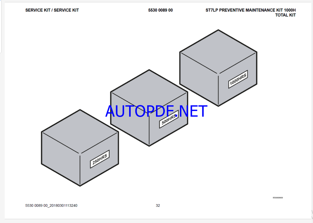 Epiroc Scooptram ST7LP Spare parts catalog