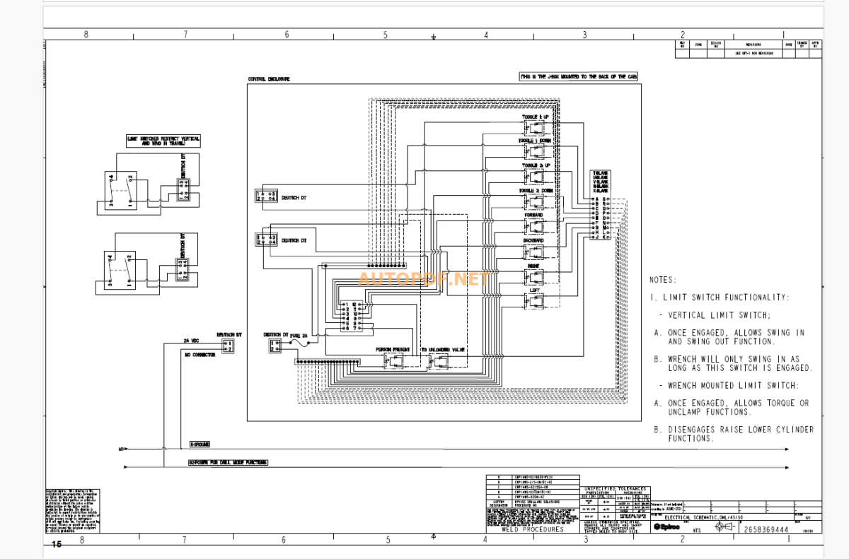 Epiroc Drill Master DM45-HP Diagrams and Drawings Manual