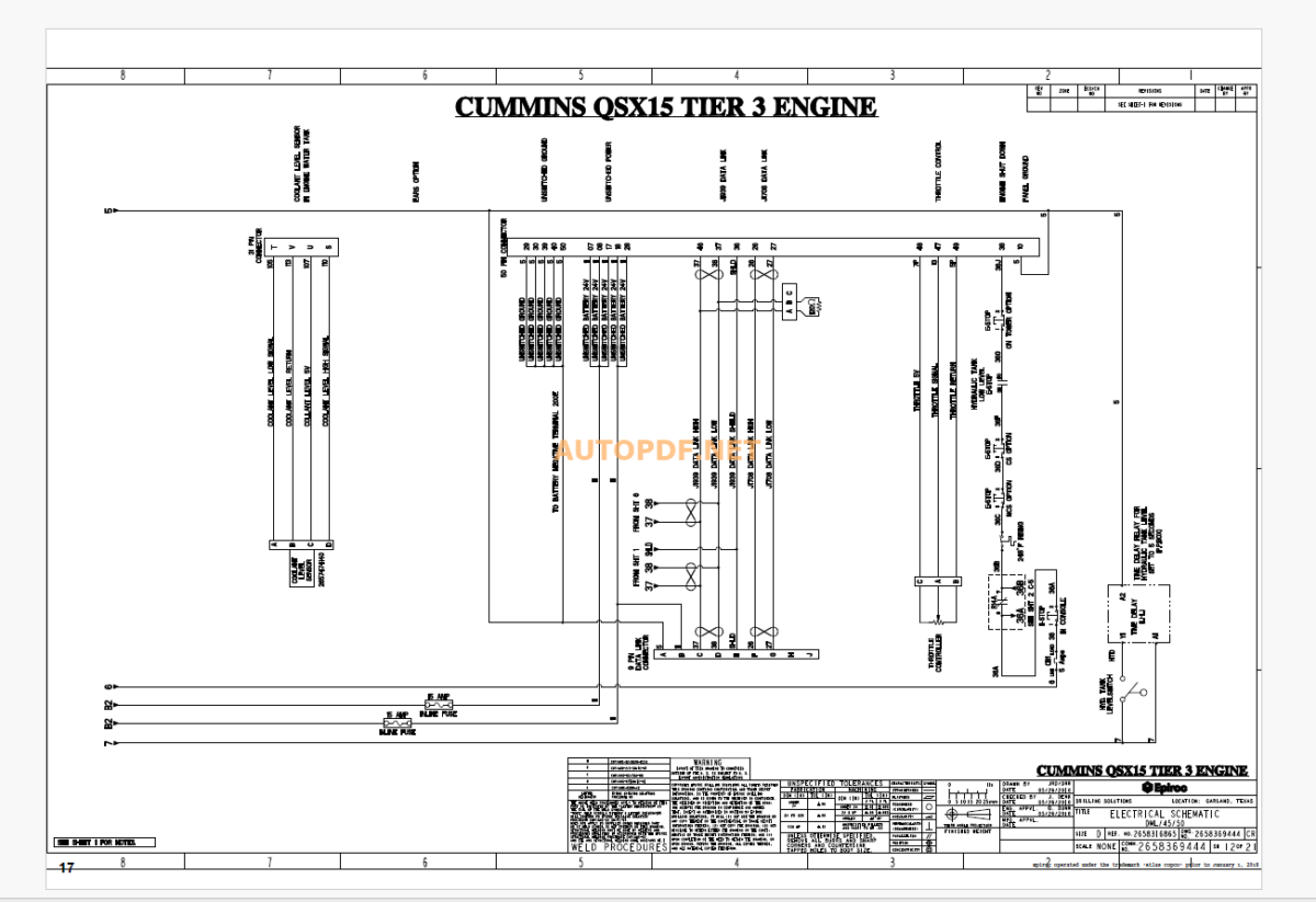 Epiroc Drill Master DM50-LP Diagrams and Drawings Manual