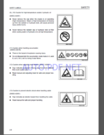 Komatsu PC138US-8 HYDRAULIC EXCAVATOR Operation and Maintenance Manual(UEAM006902)