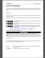 Komatsu PC350LC-8,PC350NLC-8 HYDRAULIC EXCAVATOR Operation and Maintenance Manual(UEAM007003)